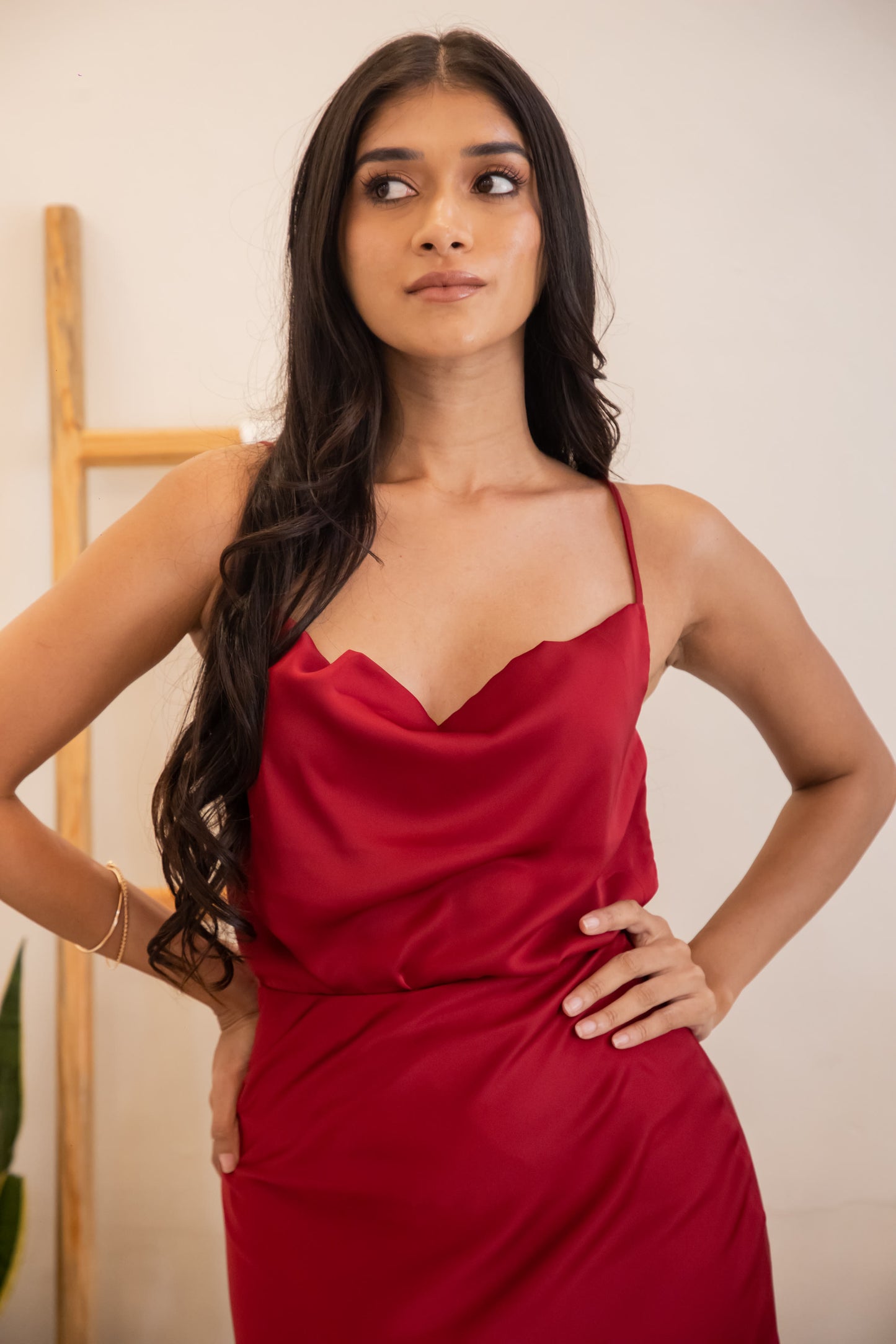 Satin Rose Skirt & Cupid Top