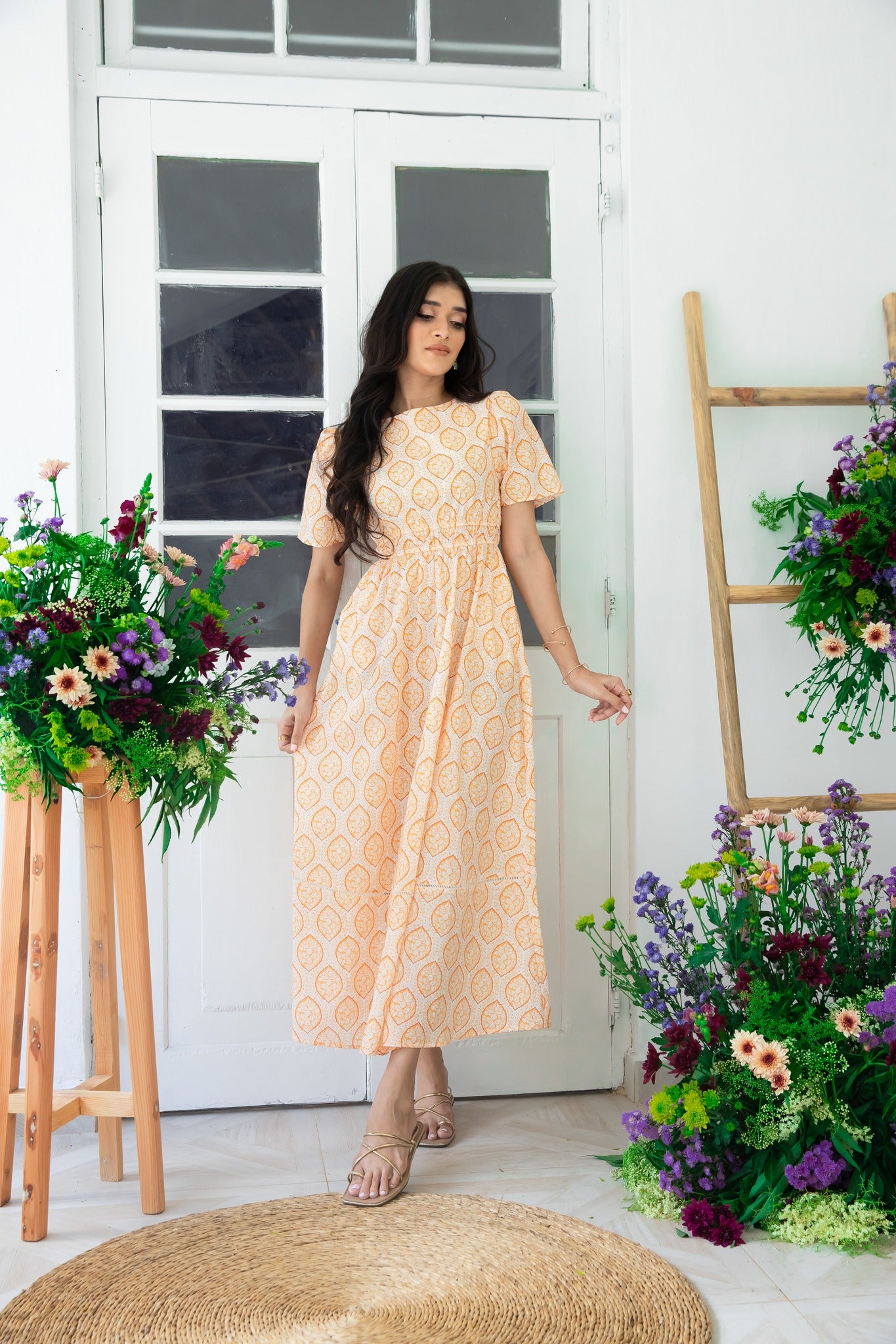 Ella Dress - Orange