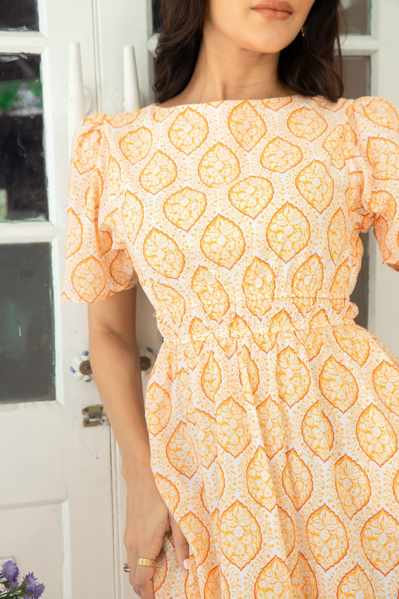 Ella Dress - Orange