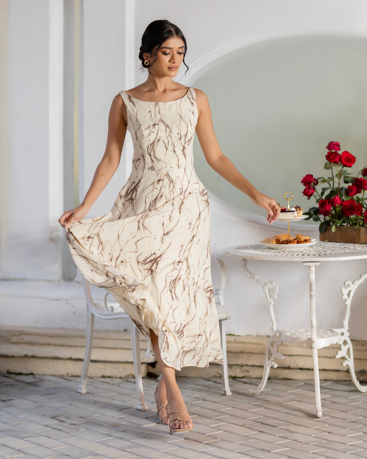 Charlotte Dress (Brown)