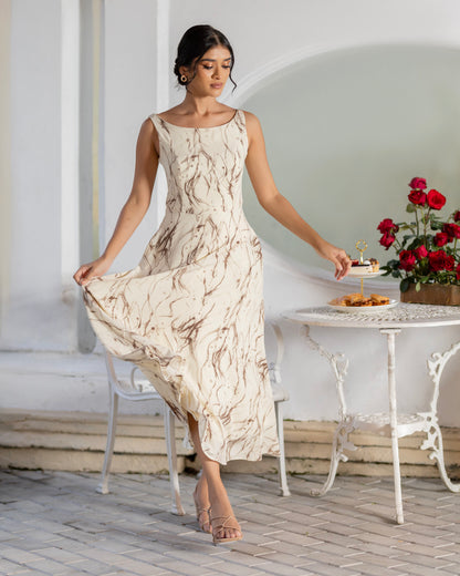 Charlotte Dress (Brown)