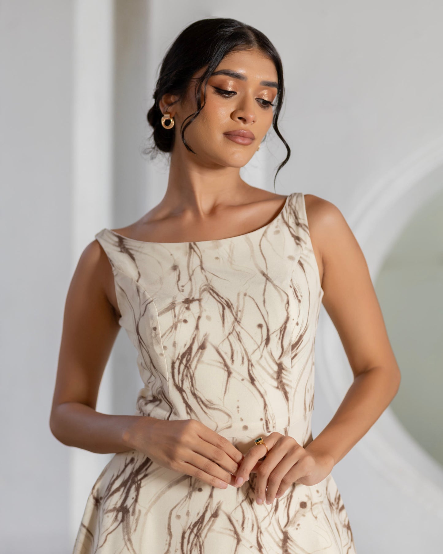 Charlotte Dress (Brown)