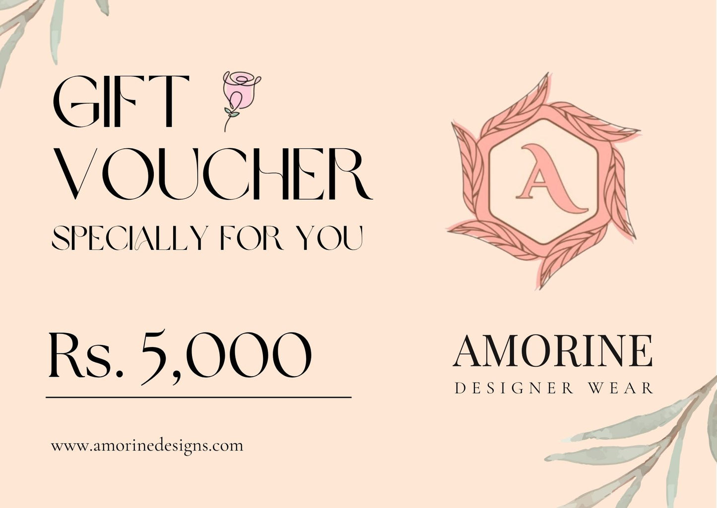 AMORINE GIFT CARDS