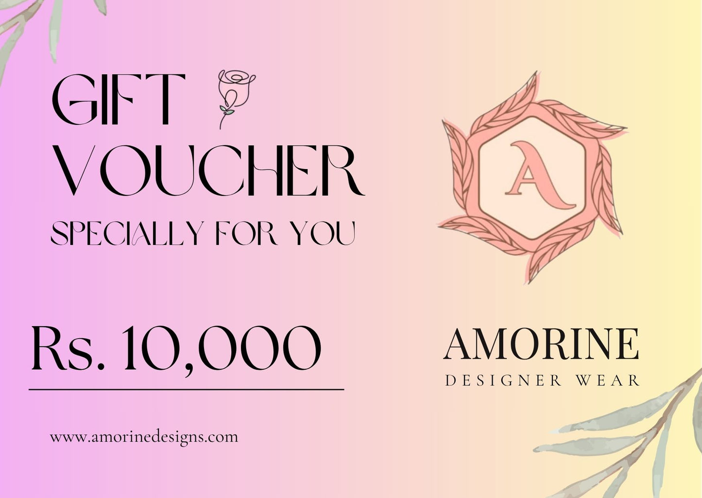 AMORINE GIFT CARDS