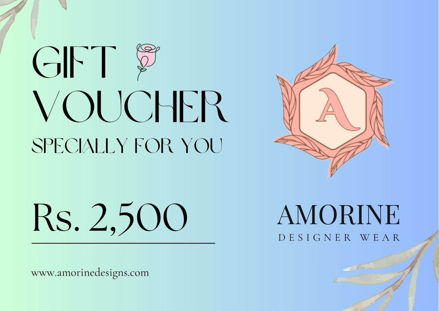 AMORINE GIFT CARDS